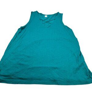 Old Navy Women's Size Small Top Tank Sleeveless Teal Preowned